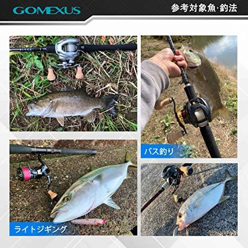Gomexus C27 Reel Handle Knob, Replacement Cork 27mm Knob for Daiwa Type S and Shimano Type A Caldia Handles, Spinning and Baitcasting Reels, Bass Fish