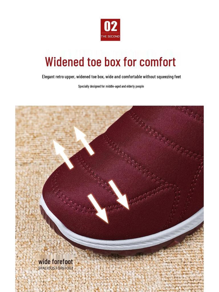 Women's Warm Cotton Ankle Boots: Thick, Velvet-Lined, Cold-Proof, Comfortable, Versatile Winter Snow Boots