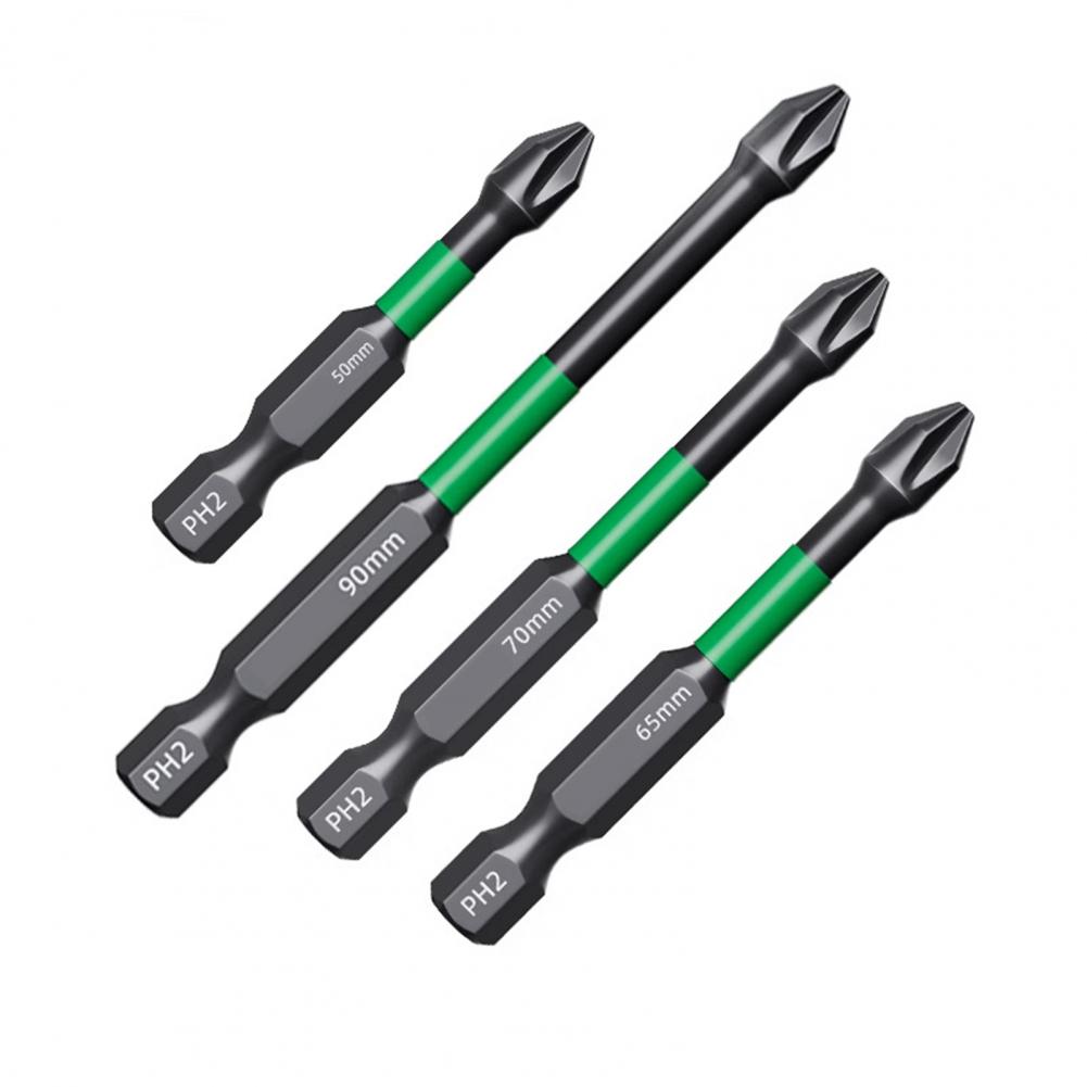 High Hardness Screwdriver Bits High Durability Hex Shank Drill Bit Set with Strong Magnetic Impact Screwdriver Tips for Various
