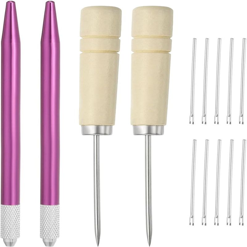 

M-Modern- Hair Rooting Holders Kit 0.6Mm Hair Rerooting Knitting Needles Fordoll Hair Making Supplies DIY Crafts