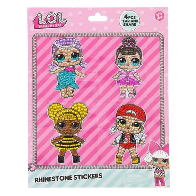 Steps Surprise Rhinestone Sticker 4P Set LOL2014 L.O.L