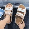 Men's and Women's Sandals New Large Size EVA Platform Slippers Men's Casual Sports Couples Punk Sandals Beach Shoes Slides