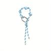 Fashion Nylon Handmade Rope Couple Style Hand and Feet Chian Vintage Keychain Bag Pendant Decoration with Free Key Buckle