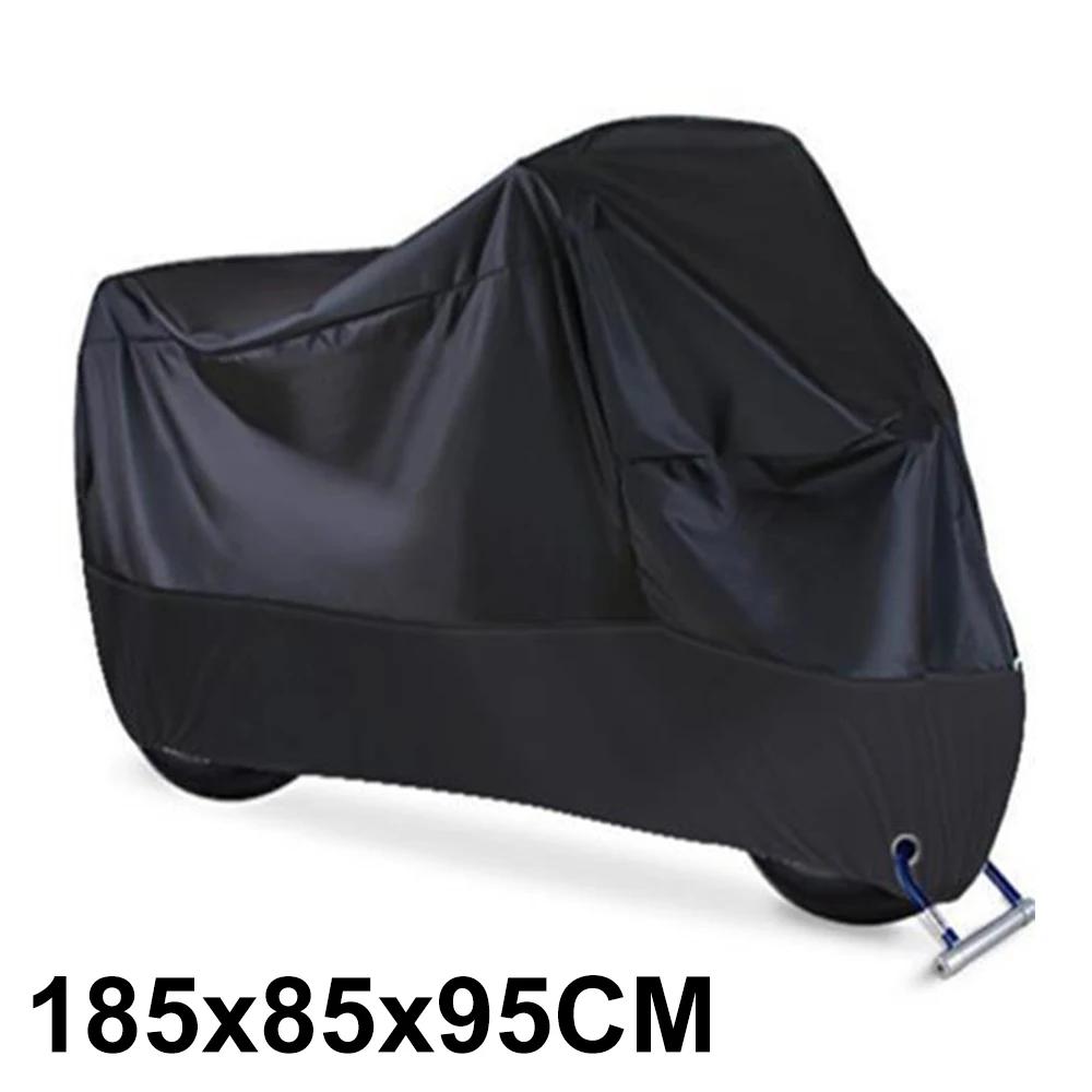 

Motorcycle Cover - 190T Fabric Waterproof Dustproof UV Protective for All Season (Indoor & Outdoor) - Fit Scooter & Motorbike