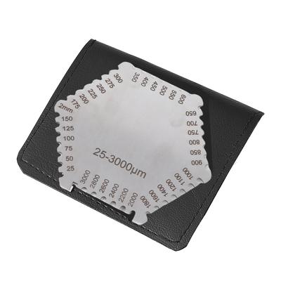 Hochgenauer Edelstahl Nassfilmkamm 25 3000um Dickenmessgerät