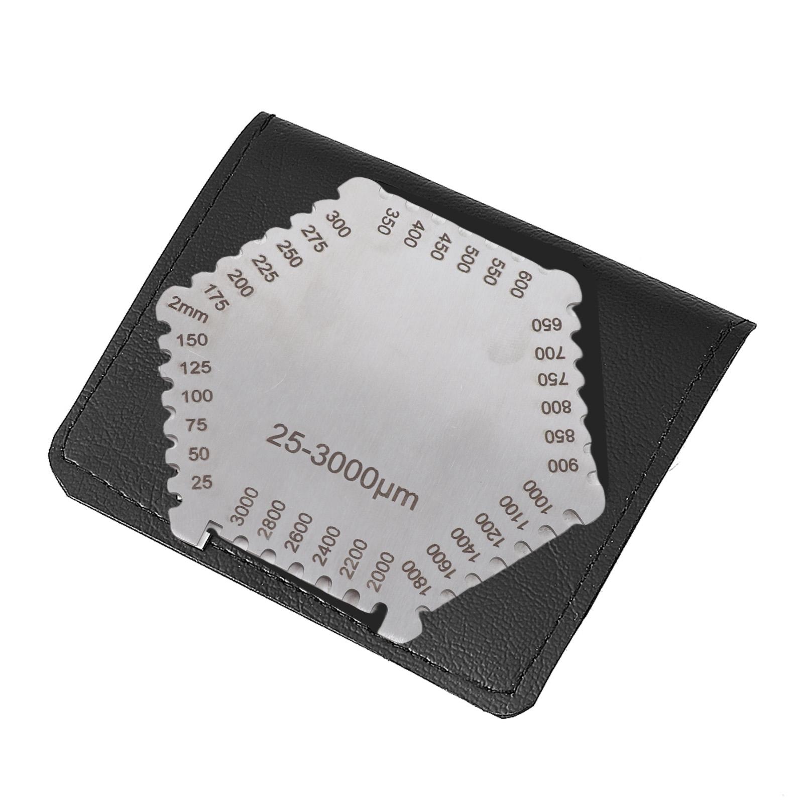 Stainless Steel wet film Comb Wet Film Comb Wet Film Gauge High Accurate Stainless Steel Wet Film Comb 25-3000um Thickness Gauge