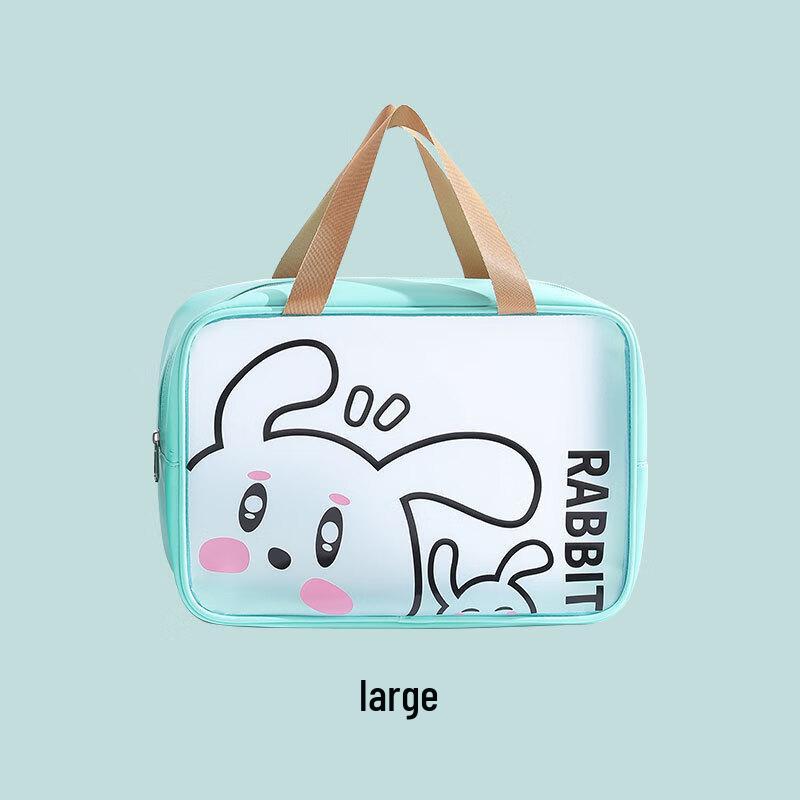 Мультяшная прозрачная водонепроницаемая сумка-органайзер для косметики