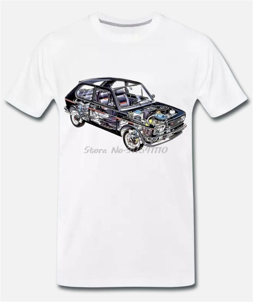T-Shirt Shirt Fiat 127 Years 70 Car Myth Classic Car - 1-Rhythm New Unisex Funny Top TShirt Men Cotton Tees Harajuku Streetwear