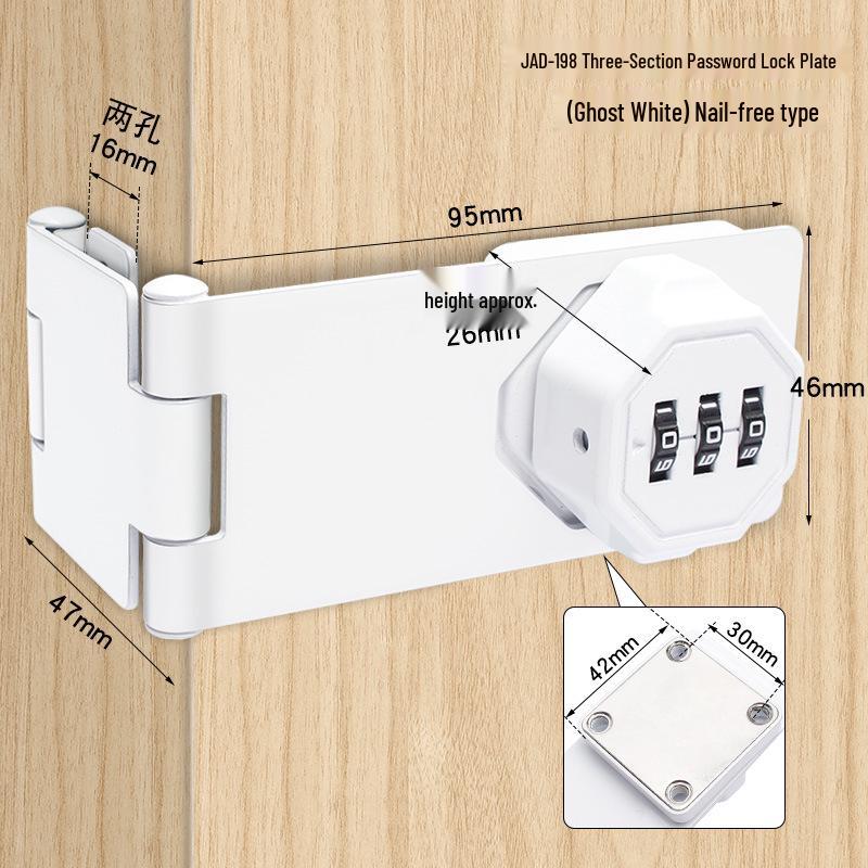 Three-Digit Multi-Purpose Mechanical Password Lock for Cabinets and Drawers
