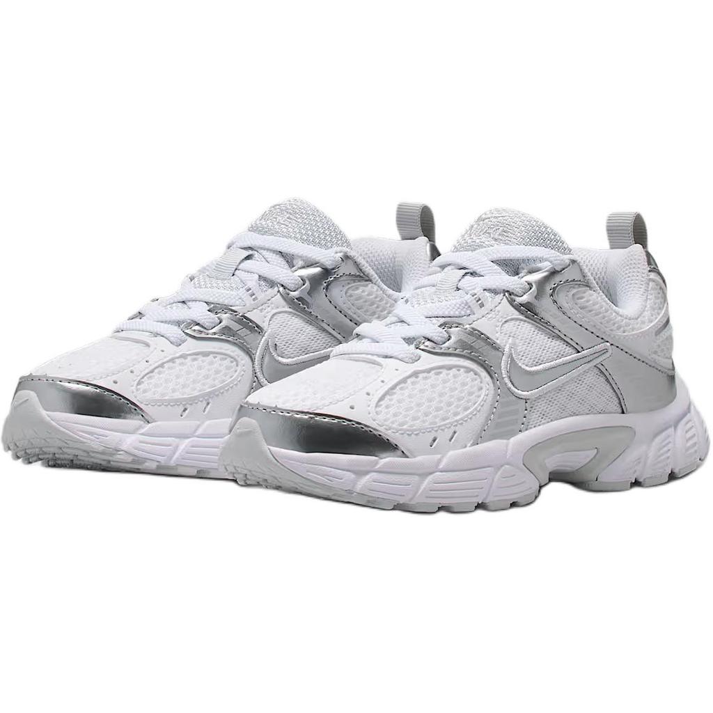 Nike V5 RNR PS White Metallic Silver Kids Sneakers Pure-Platinum HQ6412-103