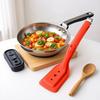 2-In-1 Silicone Spatula Tongs Heat-Resistant Food Turner And Tongs Non-stick Cookware Spatula for Flipping Fish Steak Pancakes