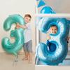 Number Balloons 0 1 2 3 4 5 6 7 8 9 Globos Balls Aluminum Foil Digital Balloon for Birthday Party Wedding Anniversary 40 Inch