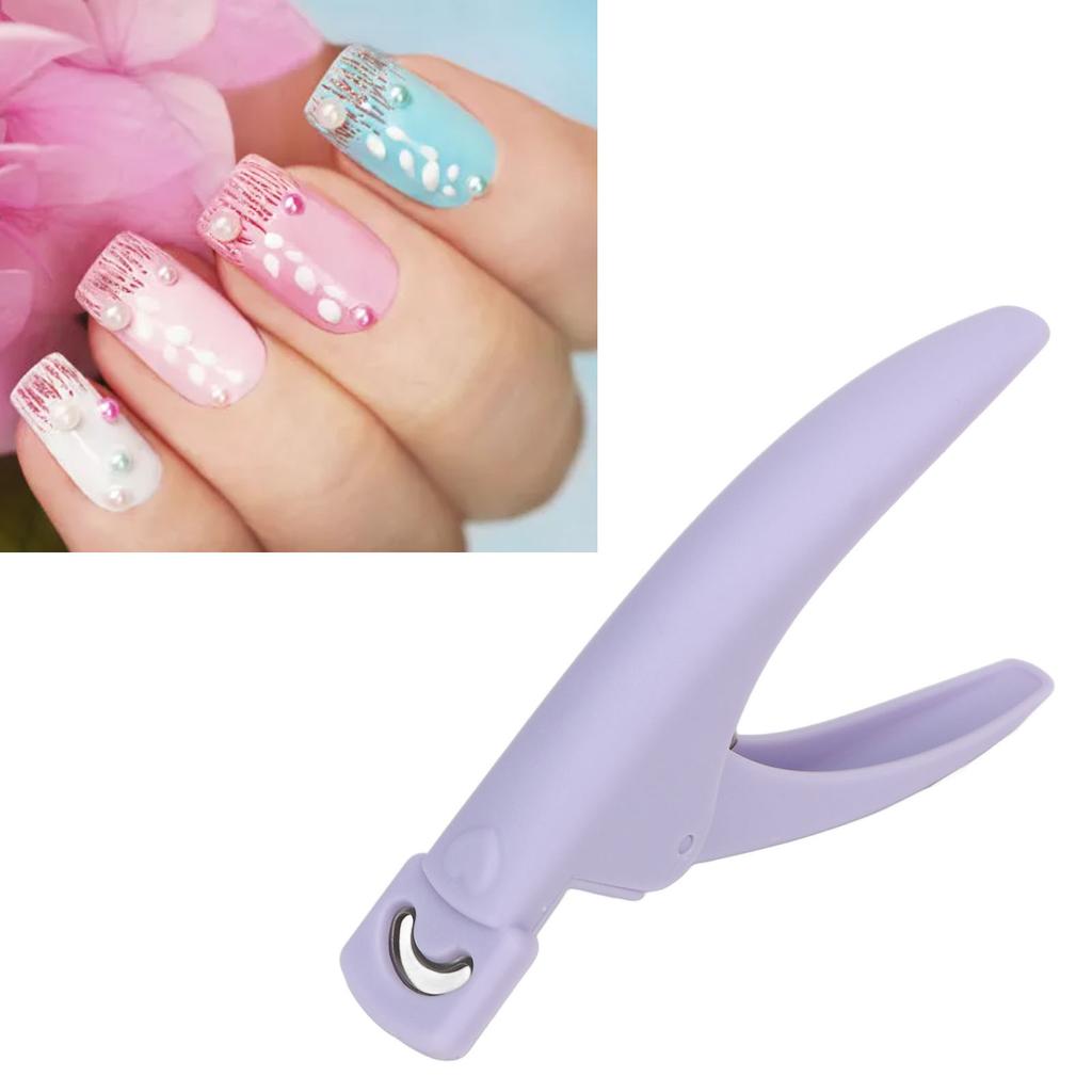 Nail Art Clipper Manicure Nail Tip Cutter Robust Simple Operating Fake False Nail Trimmer for