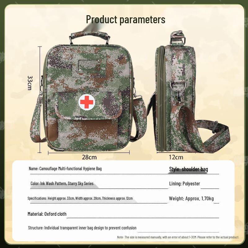 BinFu Portable Camouflage Emergency Rescue Shoulder Bag