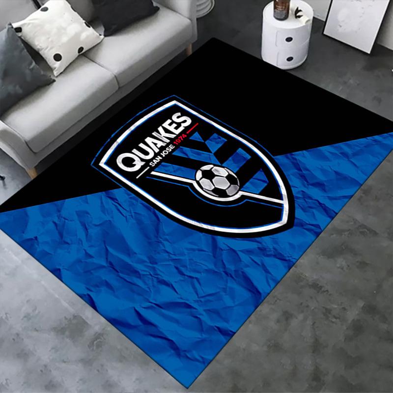 San Jose Earthquakes Carpet Rug for Living Room Bedroom Home Sofa Decoration,Kids Play Non-slip Floor Mat