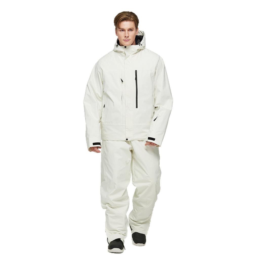 Men's and Women's Ski Suit Outdoor Winter Warm Snowboard Suit Waterproof Windproof Skiing Jacket and Pants Set Oversize Breathable Insulated Snow Suit