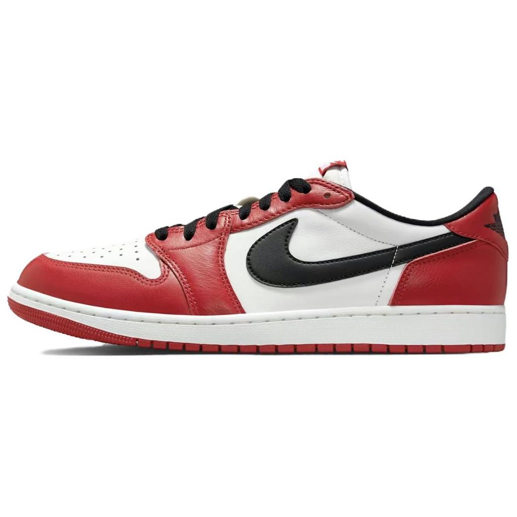Air Jordan 1 Retro Low OG Chicago 2025 Unisex Sneakers Red Varsity-Red Black HQ6998-600