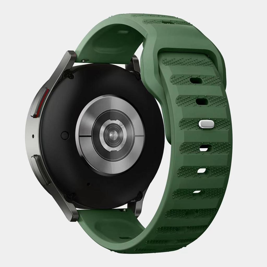 20mm 22mm WatchStrap For Samsung Galaxy Watch 7/classic 8/6/5/4 Pro/3/active 2/46 Silicone Bracelet Huawei Watch GT5 4 3 Pro Strap