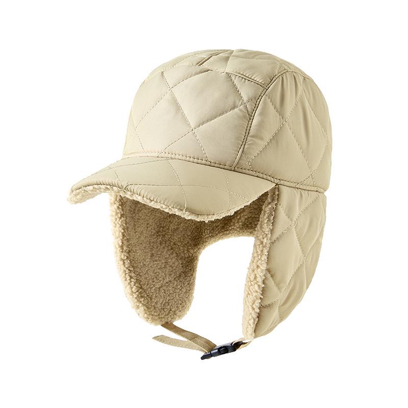 

Зимняя шапка Лэй Фэн: Унисекс-влагостойкая бархатная защита ушей и лица для активного отдыха на открытом воздухе M (56-58cm) хаки