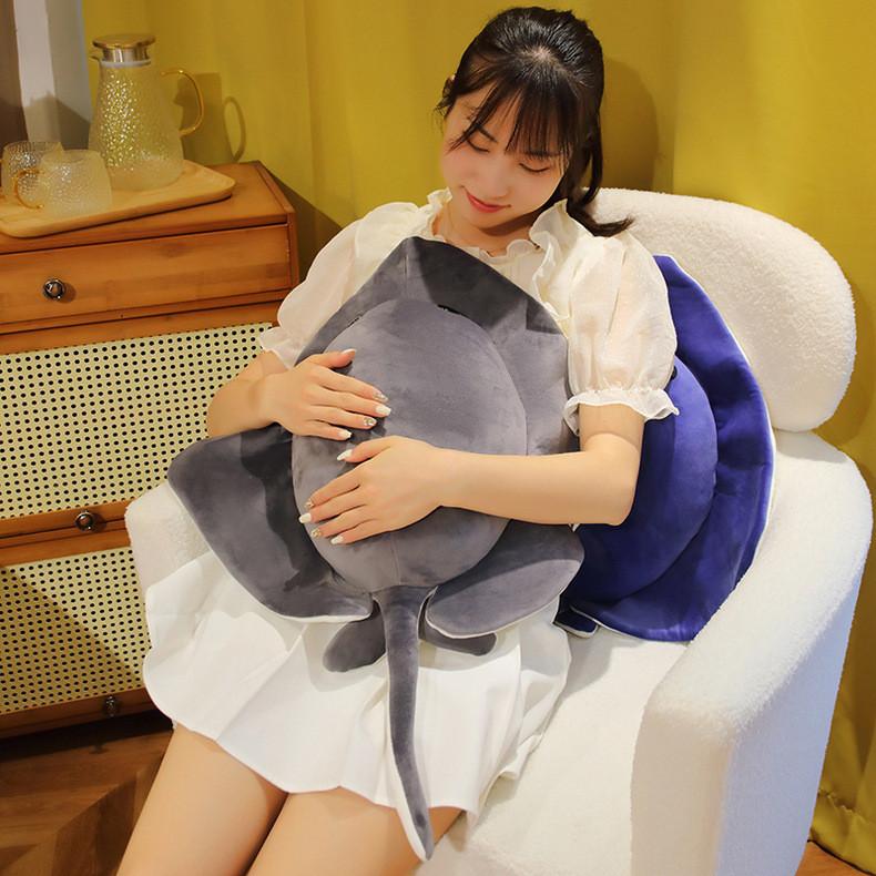 Marine Ratomorpha Animal Plush Toy Stuffed Animal Doll Bedroom Gift Decoration