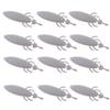 2 Pack Artificial Baits Wobblers Soft Lures Worm Floating Fishing Lures for Pike Swimbait Fishing Tackle Accessory