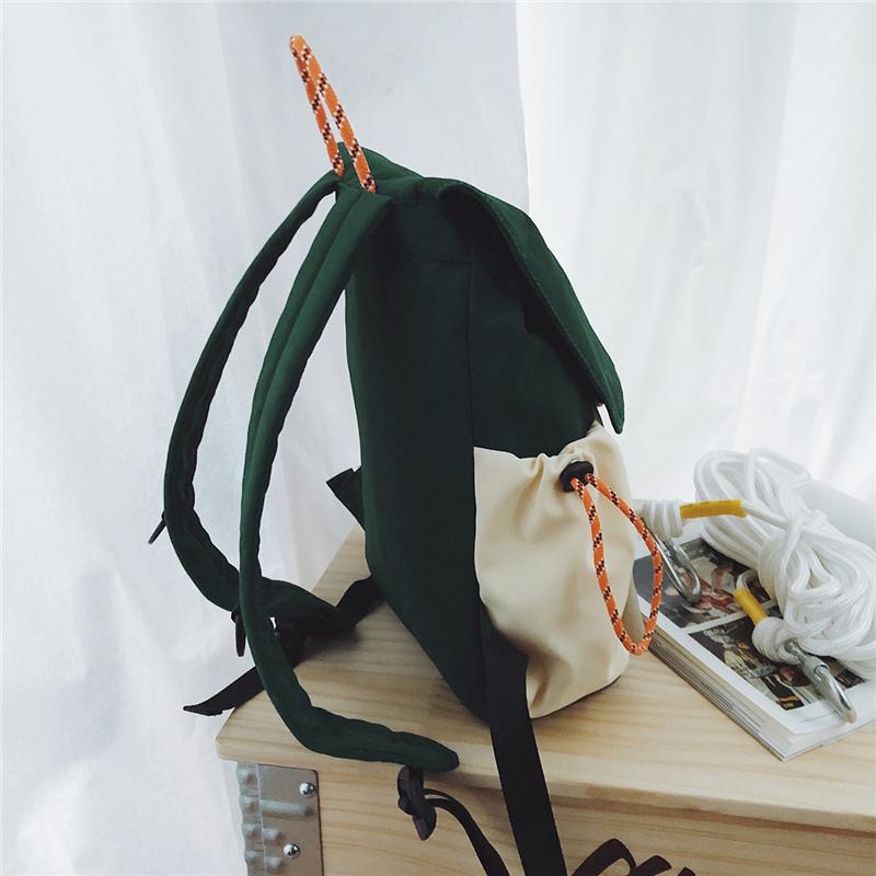Compact Drawstring Backpack for Women and Men Lightweight Nylon Outdoor Travel Bag