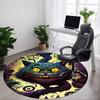 1pc Cat Fantasy Office Round Area Rug, Indoor Mat Suitable For Office, Under Office Chairs Bedroom Living Room Home Decor, Room Deco