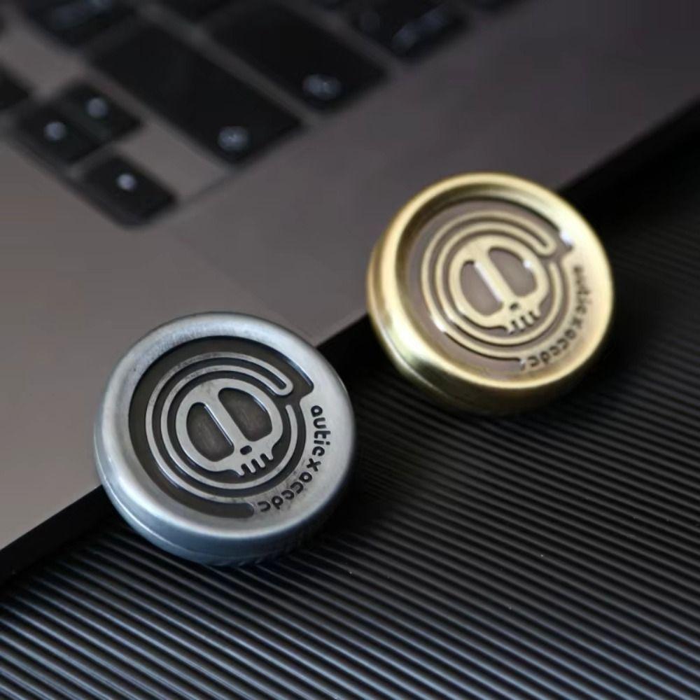 Sensory Toys Devil Milk Cap Tactile Coin Fidget Slider Desk Toy Magnetic Haptic Coins ADHD Autism