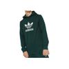Adidas Originals Logo Hooded Long Sleeve Sweatshirt Men sweatshirt Dark-Green CW1242