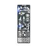 Halloween Nail Art Stamping Templates Kit 6 Pcs Nail Art for Image Plates Pumpkin Ghost Skull Bat Owl Spider Web Nail De