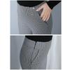 Micro Flare Pants Plaid High Waist Drape Pattern Full Print Trousers Spring New Thin Casual Houndstooth Women Pants Chic Vintage
