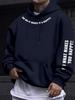 New Spring and Autumn Printed Drawstring Sweatshirt Hooded Pullover Sweatshirt
