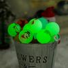 10 unidades/conjunto Brinquedos de Bola Elástica de Natal que Brilham no Escuro Decorações de Natal Meninos