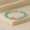 Genuine Green Opal Gemstone Beaded Bracelet, Fire Opal Bead Sterling Silver Bracelet, October Birthstone, Handmade Bracelet, Gift for Her