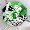 1 Stück Automatischer Faltregenschirm - Roronoa Zoro Muster Tragbares faltbares Design mit 8 Speichen Weihnachts-Geburtstagsgeschenke