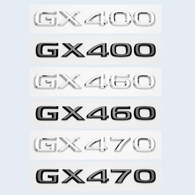 3D Chromowany Błyszczący Czarny ABS Litery Numer Emblemat Dla Lexus Samochód Bagażnik Logo Odznaka Naklejka