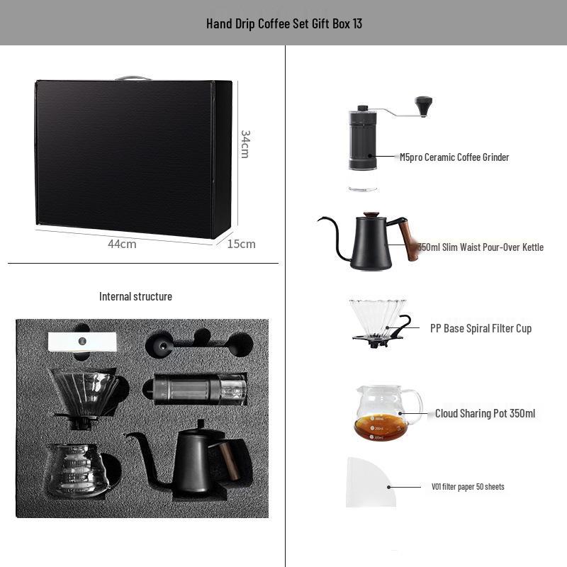 Premium Coffee Pour-Over Gift Set - Complete Utensil Collection