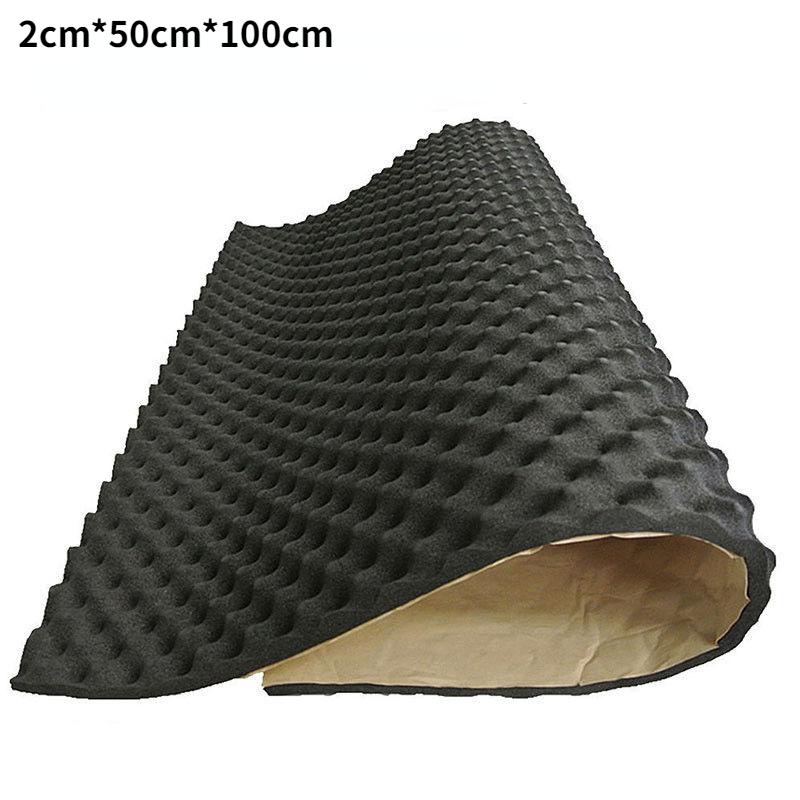 Auto Studio Sound Acoustic Absorption Car Heatproof Wave Foam Deadener Car Soundproof Cotton Insulation Mat Hood Soundproofing Heat Shields 2