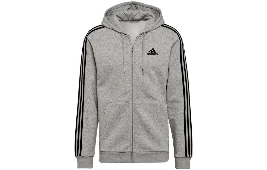 Adidas Jackets Men's Gray Hooded Moderate Other HB0041