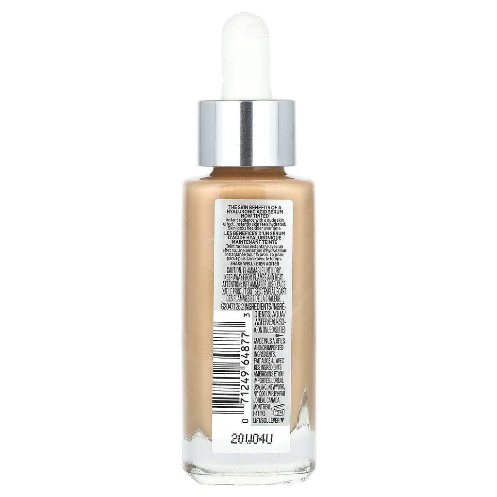 L'Oréal, True Match, Nude, Hyaluronic Tinted Serum, Rich Medium 4.5-5.5, 30 Ml (1 Fl Oz)