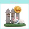 Cartoon Cat Micro Landscape Resin Tabletop Decor With Creative Design For Gift And Office Use