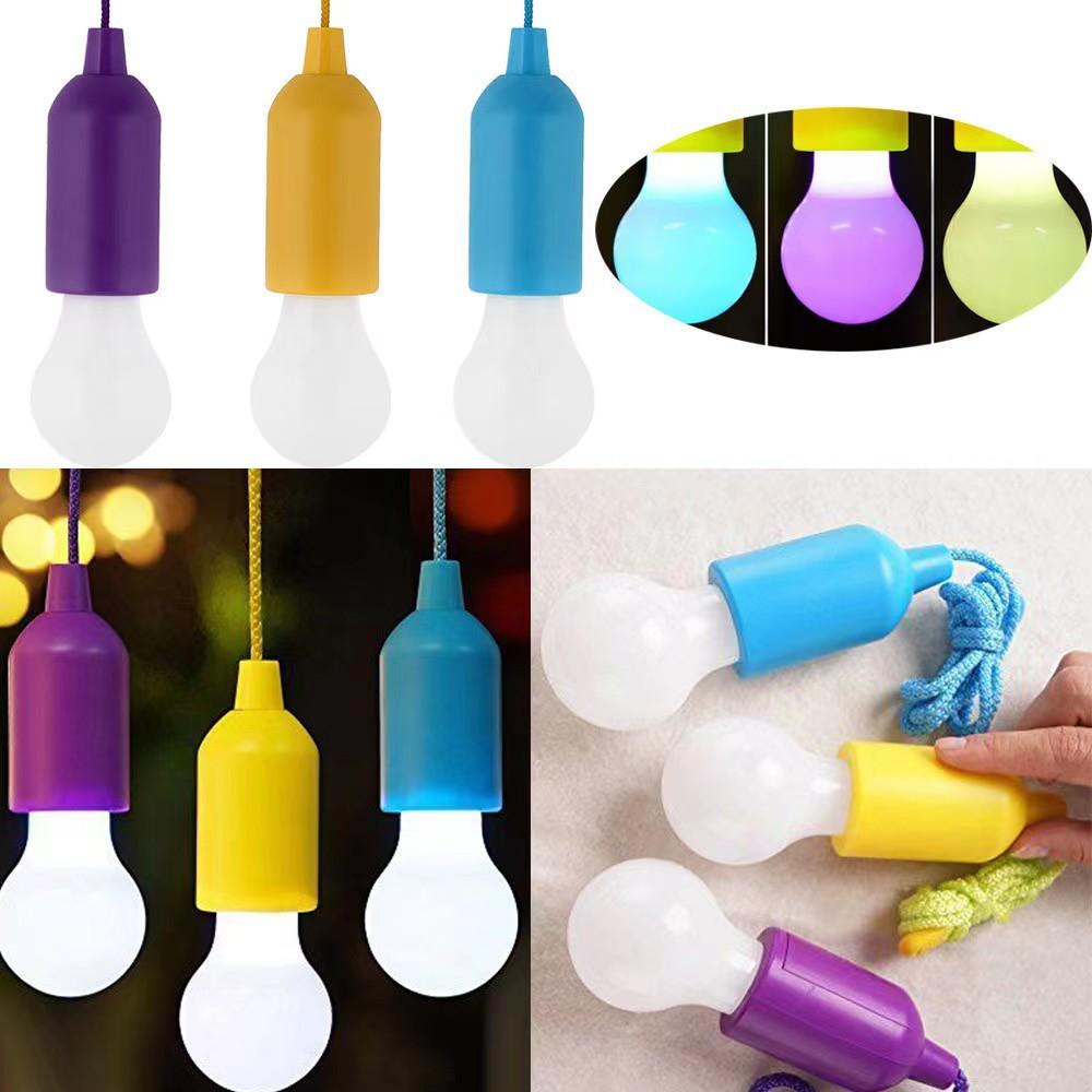 Outdoor Camping LED Rope Lamp Retro Lighting Convenient Multi-color Tent Lamp Rope Light Bulb Nightlight