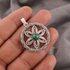 Malachite Pendant, 925 Sterling Silver Pendant Jewelry. Gift For Women Handmade Pendant Gemstone Jewelry