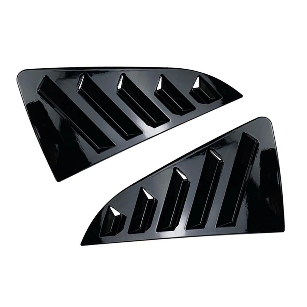 POLO Louver Rear Side Window Scoop Visor Cover Louvers Covers Accessories For Volkswagen Polo MK5 6R 6C 2011-2017