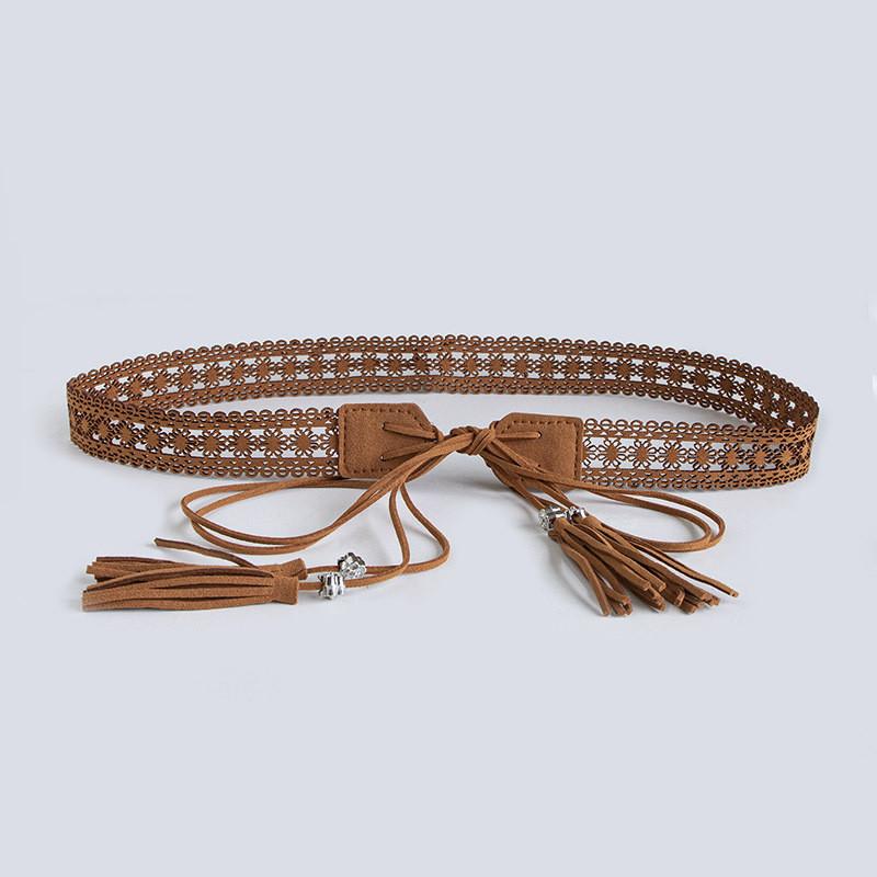 Waist Fashion Bohemian Belt With Openwork Detailing For Women Adult