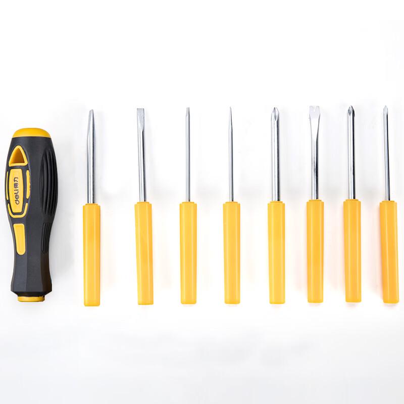 Deli 9-Piece Magnetic Multi-functional Screwdriver Set