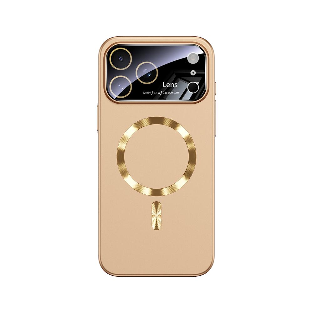 For Magsafe Large Window Magnetic Case For iPhone 17 16 15 14 Pro Max Air Wireless Charge Slim Matte Ultra Thin PC Armor Cover