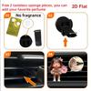 2D Platte Acryl Meisje met Roze Chrysant Geurloze Auto Ventilatierooster Diffuser Clip Met Dubbele Geurloze Sponsjes Auto Accessoire