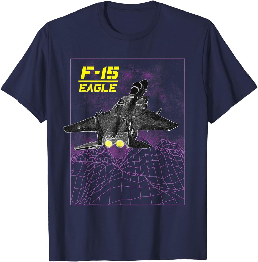 F15 Eagle Fighter Jet Men TShirt Short Sleeve Casual Cotton ONeck Shirts
