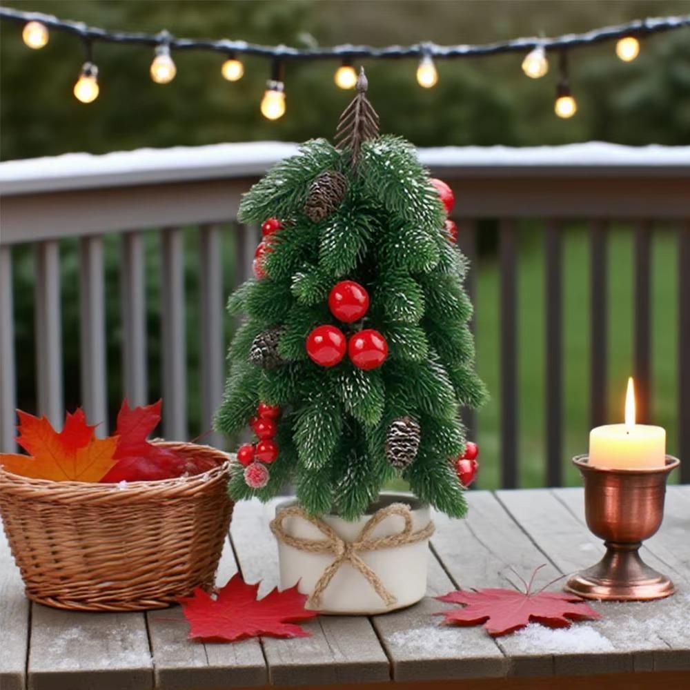 Decorative Christmas Tree Ornament Artificial Christmas Tree Potted Plants  Living Room